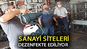 Sanayi Siteleri dezenfekte ediliyor