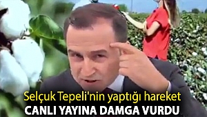 Selçuk Tepeli'nin yaptığı hareket canlı yayına damga vurdu