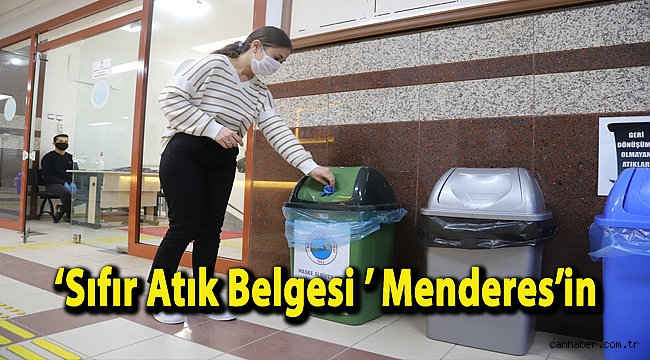 ‘ Sıfır Atık Belgesi ’ Menderes’in