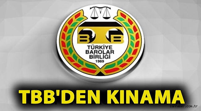 TBB'den kınama
