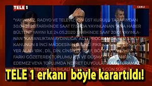 TELE 1 erkanı işte böyle karartıldı!