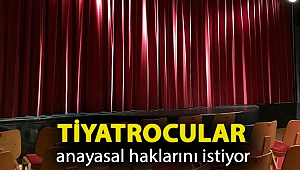 Tiyatrocular anayasal haklarını istiyor