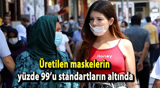 Üretilen maskelerin yüzde 99’u standartların altında
