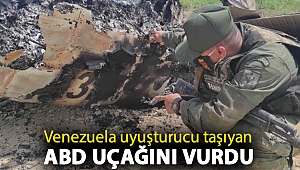 Venezuela uyuşturucu taşıyan ABD uçağını vurdu