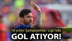 16 yıldır Şampiyonlar Ligi'nde gol atıyor!