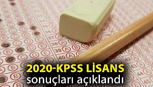 2020-KPSS lisans sonuçları açıklandı