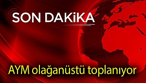 AYM olağanüstü toplanıyor
