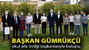 Başkan Gümrükçü okul aile birliği başkanlarıyla buluştu