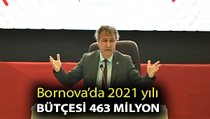 Bornova’da 2021 yılı bütçesi 463 Milyon