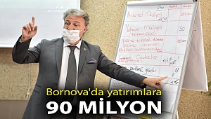 Bornova'da yatırımlara 90 milyon