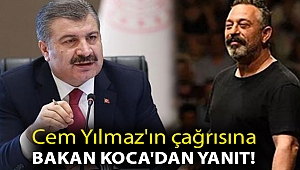 Cem Yılmaz'ın çağrısına Bakan Koca'dan yanıt!