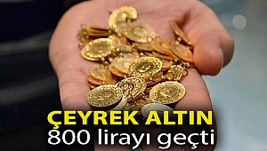 Çeyrek altın 800 lirayı geçti