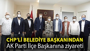 CHP’li Belediye Başkanından AK Parti İlçe Başkanına hayırlı olsun ziyareti