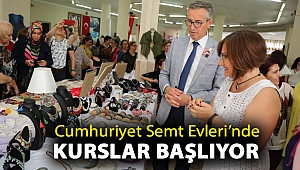Cumhuriyet Semt Evleri’nde kurslar başlıyor