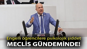 ENGELLİ ÖĞRENCİLERE PSİKOLOJİK ŞİDDET MECLİS GÜNDEMİNDE!