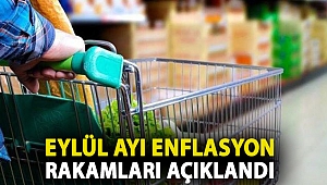 Eylül ayı enflasyon rakamları açıklandı