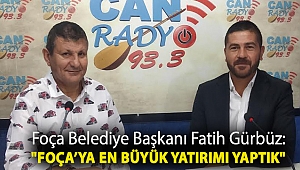 Foça Belediye Başkanı Fatih Gürbüz: