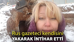 Irina Slavina: Rus gazeteci Kremlin'i suçlayan mesajı sonrası kendisini yakarak intihar etti