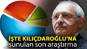 İşte Kılıçdaroğlu'na sunulan son araştırma