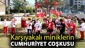 Karşıyakalı miniklerin Cumhuriyet coşkusu