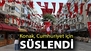 Konak, Cumhuriyet için süslendi