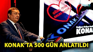 Konak’ta 500 gün anlatıldı