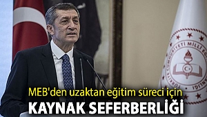 MEB'den uzaktan eğitim süreci için kaynak seferberliği