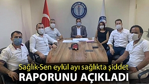 SAĞLIK-SEN EYLÜL AYI SAĞLIKTA ŞİDDET RAPORUNU AÇIKLADI