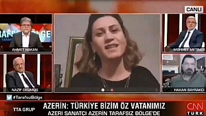 Şarkıcı Azerin canlı yayında tepki gösterdi: Ben Azerbaycan Türküyüm