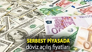 Serbest piyasada döviz açılış fiyatları