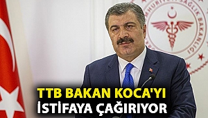 TTB Bakan Koca'yı istifaya çağırıyor
