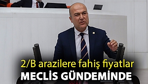 2/B arazilere fahiş fiyatlar meclis gündeminde