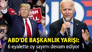 ABD'de başkanlık yarışı: 6 eyalette oy sayımı devam ediyor