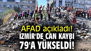 AFAD açıkladı! İzmir'de can kaybı 79'a yükseldi!