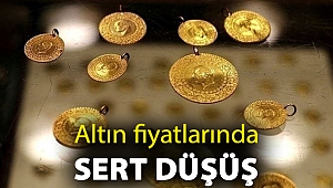 Altın fiyatlarında sert düşüş