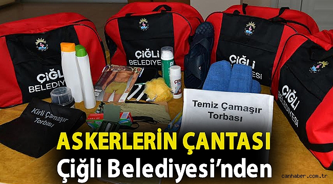 Askerlerin Çantası Çiğli Belediyesi’nden