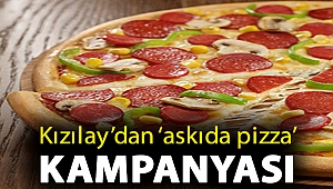 ‘Askıda ekmek’ten sonra şimdi de Kızılay’dan ‘askıda pizza’ kampanyası