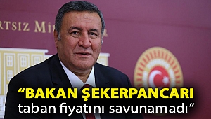 Bakan şekerpancarı taban fiyatını savunamadı