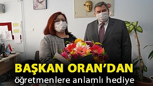 Başkan Oran’dan öğretmenlere anlamlı hediye