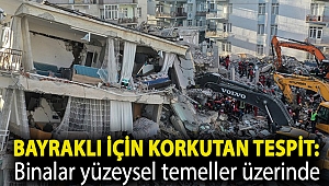 Bayraklı için korkutan tespit: Binalar yüzeysel temeller üzerinde
