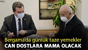 Bergama’da günlük taze yemekler can dostlara mama olacak