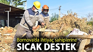 Bornova’da ihtiyaç sahiplerine sıcak destek