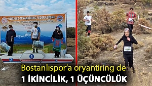 Bostanlıspor’a oryantiring de 1 ikincilik, 1 üçüncülük…