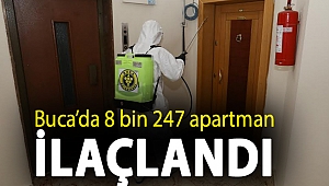 Buca’da 8 bin 247 apartman ilaçlandı