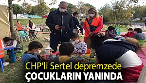 Çadırkent’te çocuklar için oyun alanı kuruldu