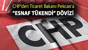 CHP'den Ticaret Bakanı Pekcan'a “Esnaf tükendi” dövizi