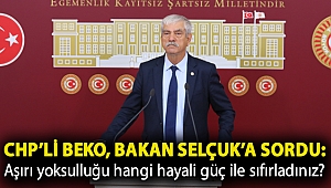CHP’li Beko, Bakan Selçuk’a sordu: Aşırı yoksulluğu hangi hayali güç ile sıfırladınız?