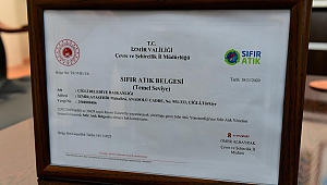 ÇİĞLİ BELEDİYESİ’NE BAKANLIKTAN “SIFIR ATIK BELGESİ”