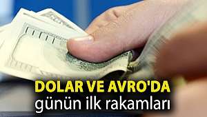Dolar ve Avro'da günün ilk rakamları