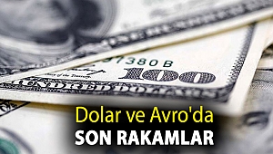 Dolar ve Avro'da son rakamlar